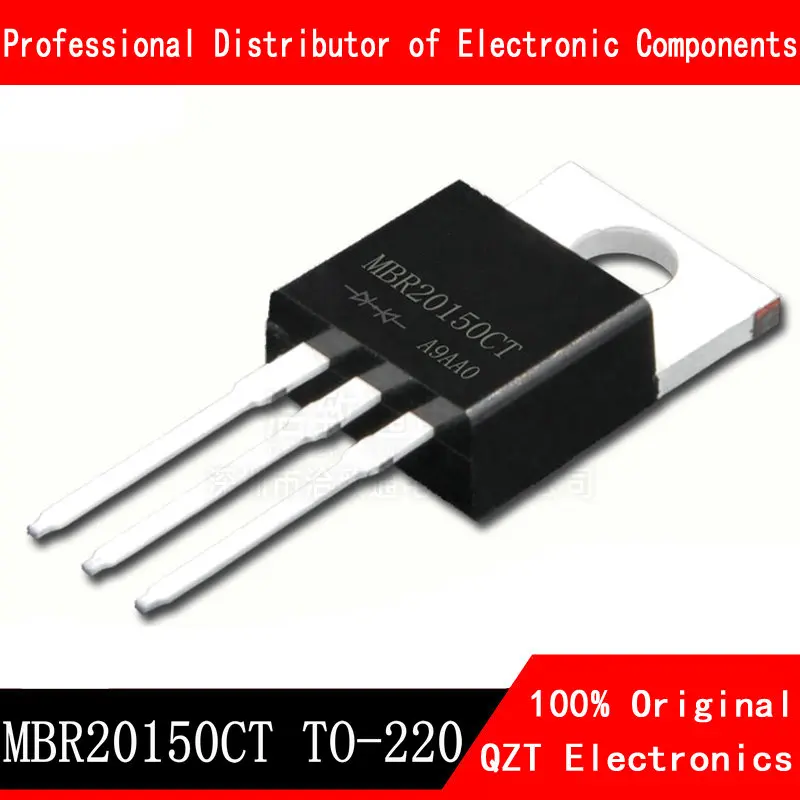 10pcs/lot MBR20150CT TO-220 MBR20150 TO220 MBR20150C Schottky Rectifiers 20 Amp 150 Volt Dual new original In Stock 10pcs lot mbr20150ct to220 mbr20150 to 220 mbr20150c schottky rectifiers 20 amp 150 volt dual chip new spot