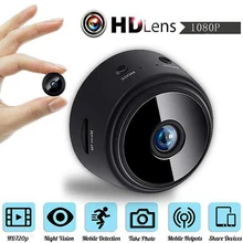 Mini Camera Remote-Monitor Wifi Night-Vision Home-Security A9 1080P IR APP