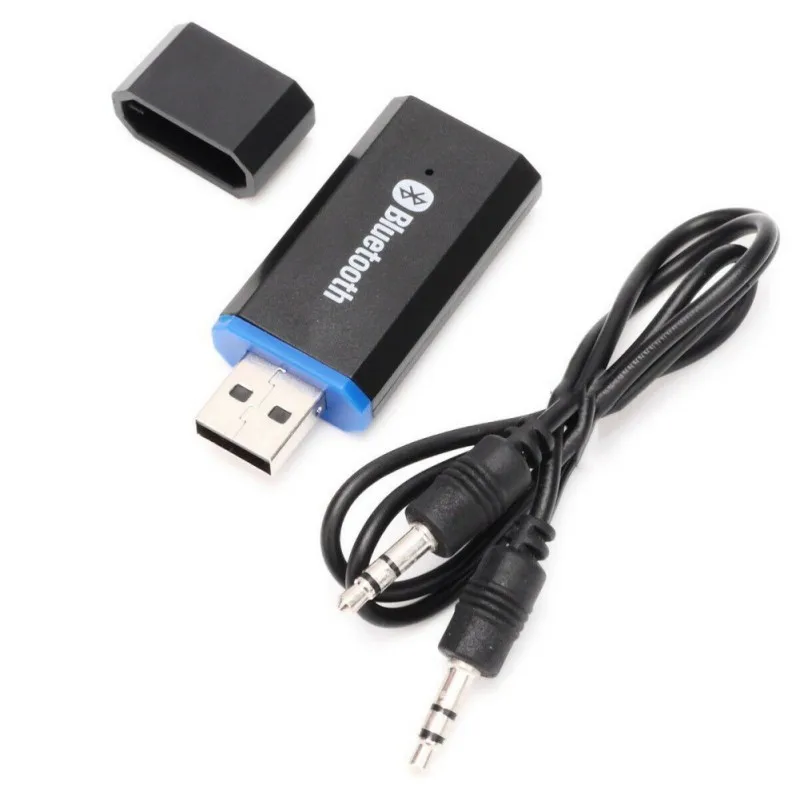 Горячая Новинка USB Bluetooth 5,0 приемник 3,5 мм порт беспроводной адаптер для ТВ ПК наушники Динамик черный USB Bluetooth адаптер