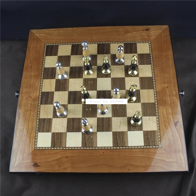 Jogos clássicos compacto 8 em 1 Xadrez, Damas 2 a 4 jogador