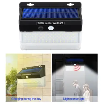 

1/2/4Pcs 206 LED Solar Power Lamp PIR Motion Sensor Activated Solar Lamp Waterproof Outdoor Garden Security Wall Light dropship