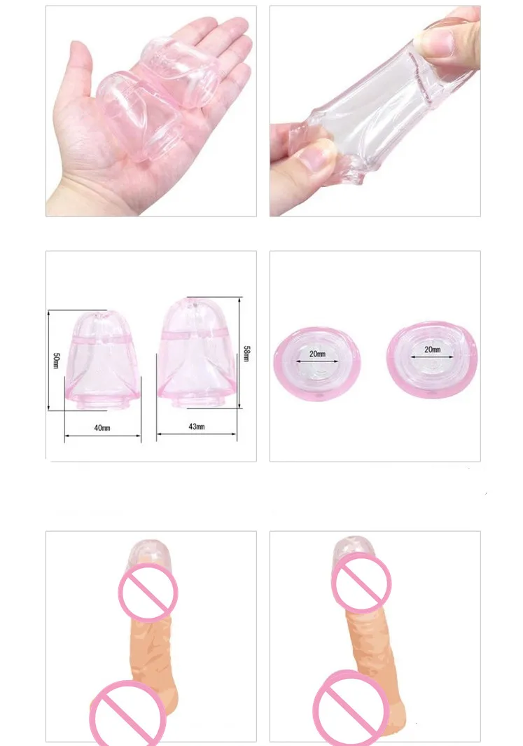 hc089extend cock ring delay glans extender bold head Cage (17)