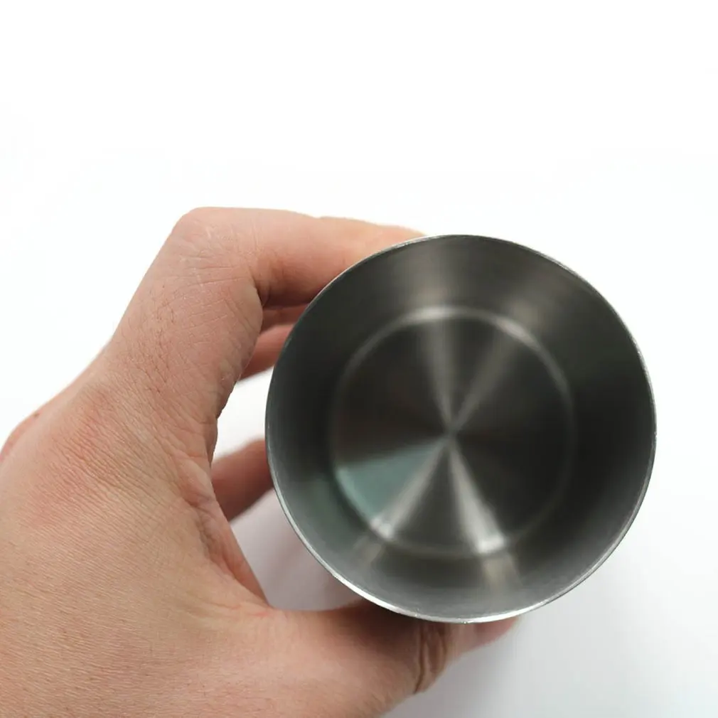 304 Stainless Steel Beer Mug Sake Cup Small Straight Couples Mugs Can Be Customized Logo Single Layer