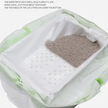 

7PC Lazy Shovel-free Pet Garbage Bag Pick Up Poop Bag Cat Poop Bag For Cats Accessories Pet Cleaning Suppliers