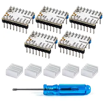 

5Pcs/PackTMC2208 Stepper Damper Stepper Motor Driver Accessory for Motherboard Accessories for 3D Printer 5Pcs/Pack