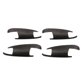 

Carbon Fiber ABS Chrome Car Door Bowl Cover Trim For Mercedes Benz GLK GL ML C Class W204 X204 Car Accessories Left Hand Drive