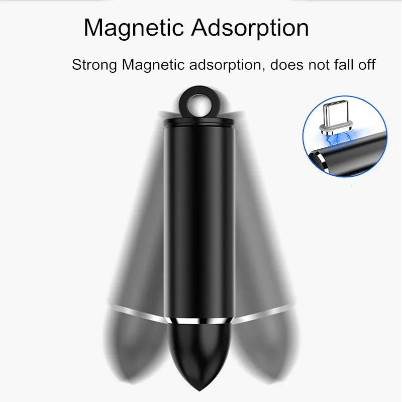 Vanniso Портативные Магнитные вилки коробка Тип C Micro USB 8 контактный разъем адаптер