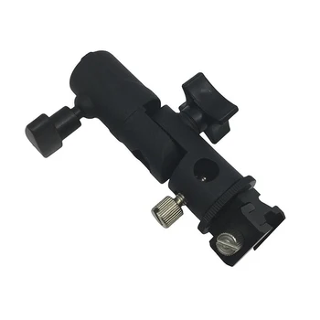 

Camera Flash Speedlite Mount Swivel Light Stand Bracket, 180 Degree Rotate, Umbrella Reflector Bracket Holder E Type for Camera
