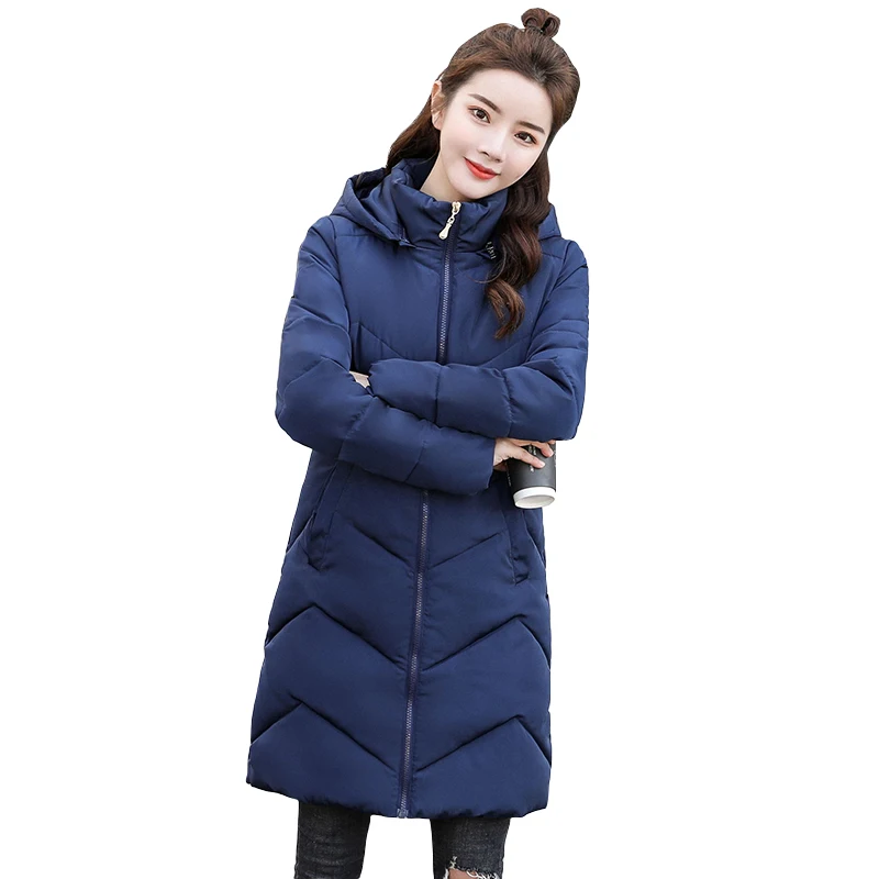 Зимняя женская куртка 2019, Зимняя женская длинная куртка, зимнее пальто для женщин, плюс размер, S-6XL, теплая Женская парка, верхняя одежда