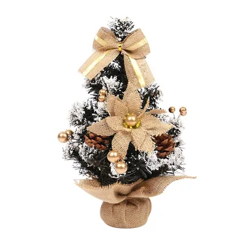 

Unique Christmas Ornaments White Pine Cones Linen Bow Tree Desktop Decorations Small Decorations Christmas Ornaments