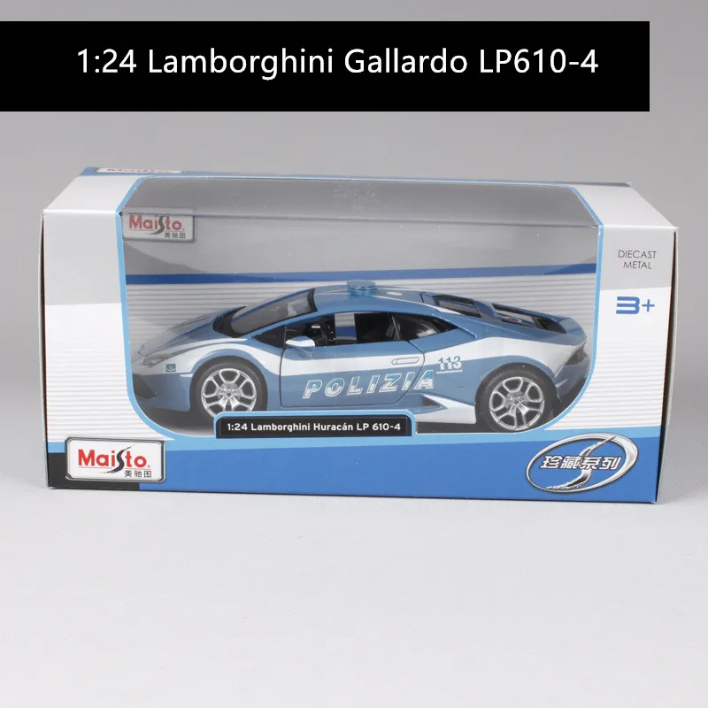 Maisto 1:24 Lamborghini имитация сплава супер игрушка модель автомобиля для с рулевым колесом управление передним колесом рулевая игрушка автомобиль - Цвет: LP610