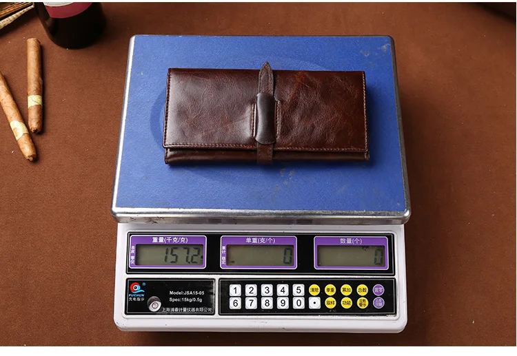 Men's Leather Wallet Leisure Retro Long Wallet Multi-card Wallet