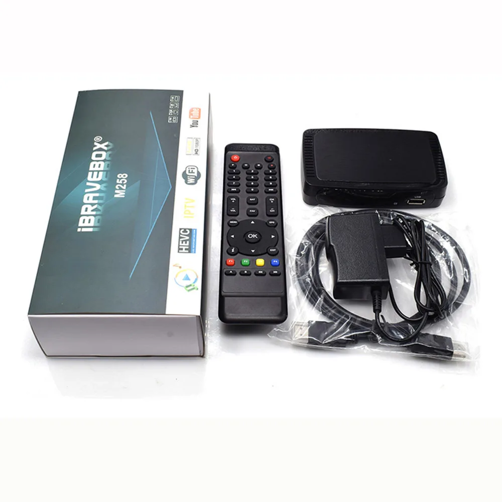 IBRAVEBOX M258 IPTV Box Full HD H.265 Поддержка мягкого обновления EPG USB WiFi 2 ГБ DDR3 IPTV boxs для Youtube быстрее, чем MAG250 MAG254