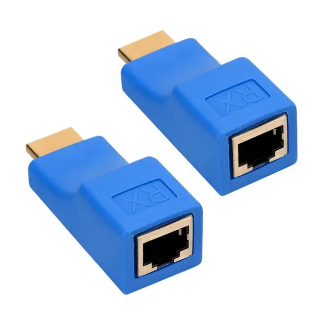 RJ45 4K HDMI-compatible Extender Extension Up To 30m Over CAT5e Cat6 Network Ethernet LAN for HDTV HDPC DVD PS3 STB 6