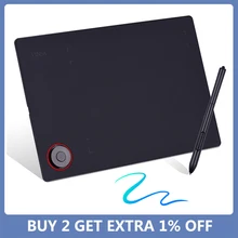 Tableta gráfica profesional, tablero de escritura con 8192 niveles de batería, Stylus gratis, multifuncional