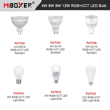 

Miboxer 4W 5W 6W 9W 12W RGB CCT led Light Blub E27 GU10 MR16 Spotlight Smart Lamp FUT103/FUT104/FUT014/FUT106/FUT012/FUT105