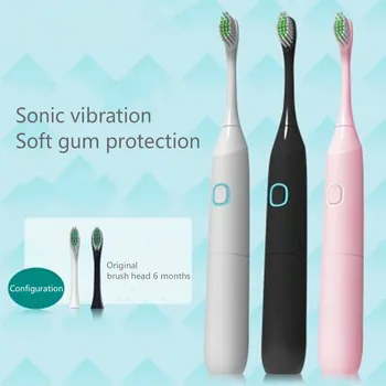 

Adult Electric Toothbrush Sonic Household Soft Fur Couple Vibration Men And Women Waterproof Whitening Automatic Toothbrush