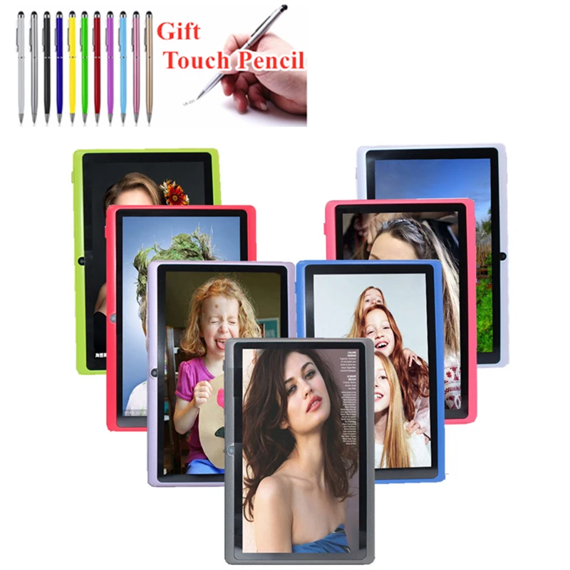 7-дюймовый Allwinner A33 Android 4.4.2 512 ГБ/4 ГБ 1024x600 Двойная камера четырехъядерный процессор