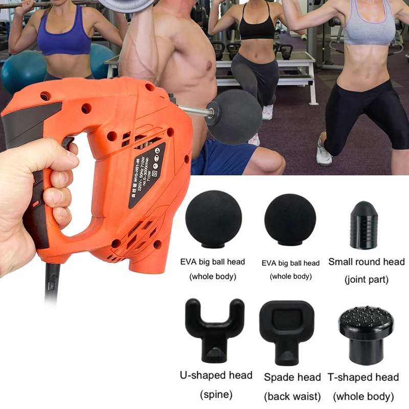  Electric Muscle Massage For Body Machine Massage High Frequency Vibrating Muscle Relief Pain Traini