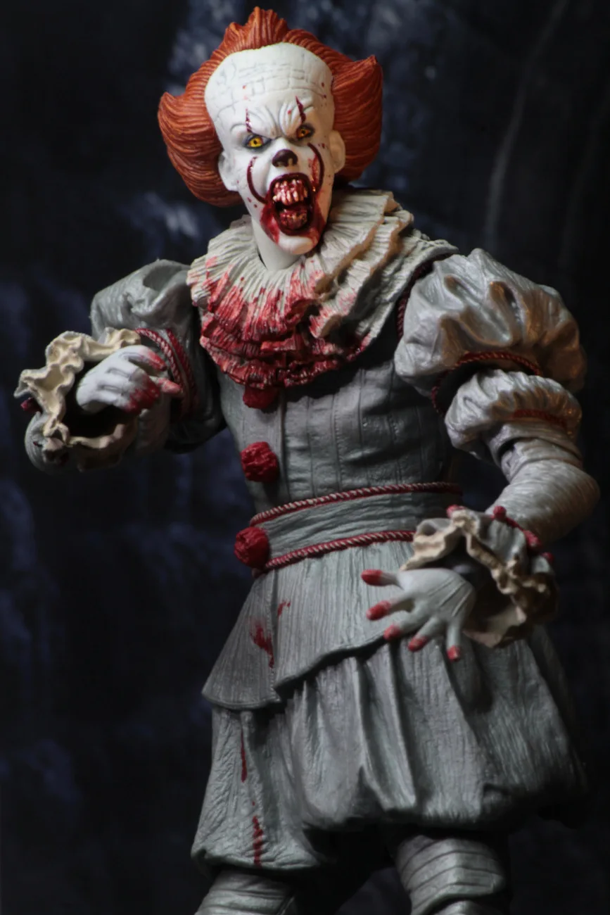 NECA 18 см horro Stephen King's It Pennywise Джокер клоун BJD фигурка игрушки куклы косплей Хэллоуин День Рождество подарок