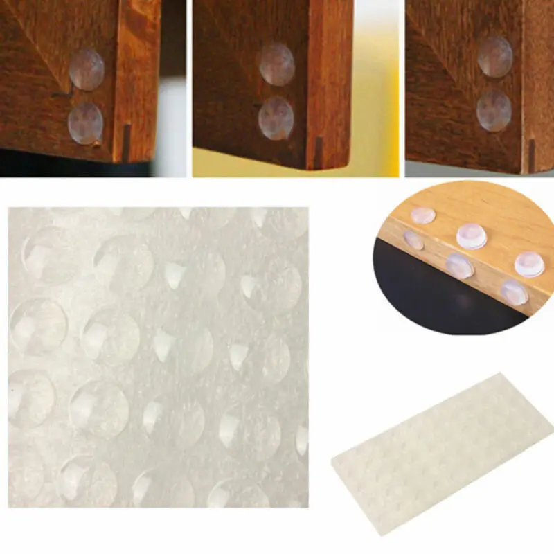 Cabinet Door Bumper silicone door stoppers Of various size Of silicone material For kitchen cabinet self-adhesive damper pad For door stopper 30-100PCS