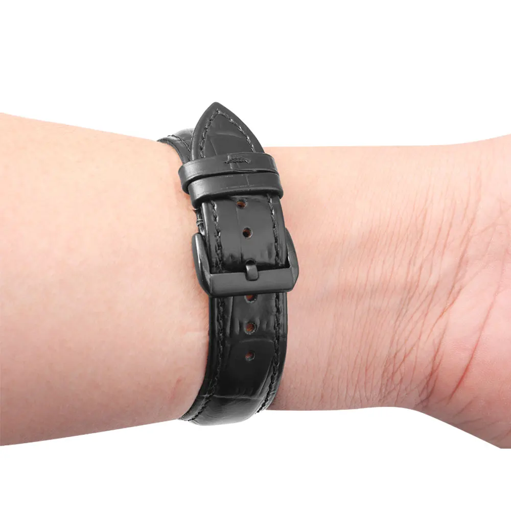 Ремешок ZLIMSN из натуральной кожи для часов Tissot Longines Omege huami amazfit huawei gt Gear S2 S3