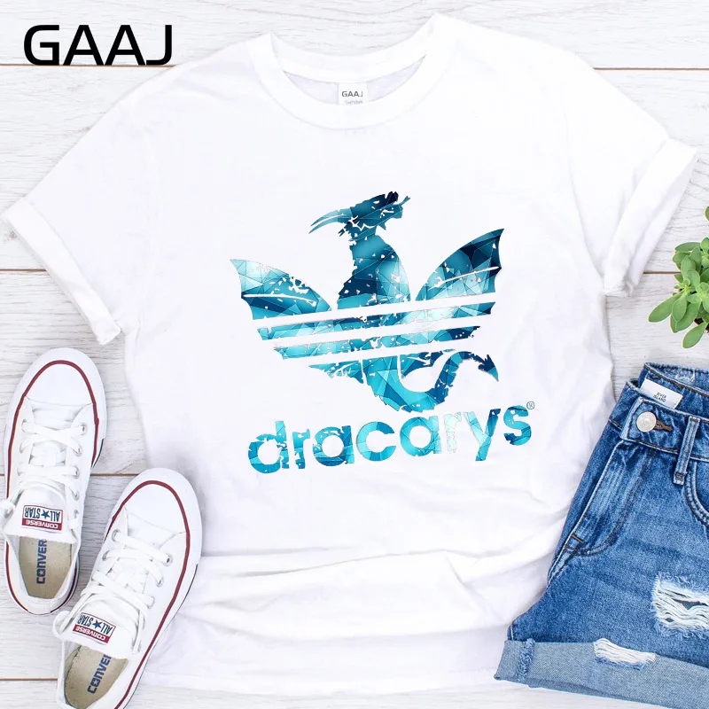 Dracarys футболка мать драконов Игра престолов Khaleesi рубашка 4XL 5XL Дракон трендовая женская футболка GOT Fans Mon подарок футболка - Цвет: 13