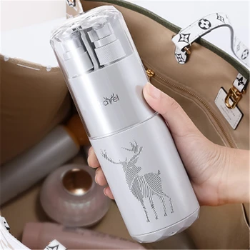 

5-in-1 Creative Portable Toothbrush Toothpaste Wash Cup Business Travel Plastic Washing Supplies Storage Box Dispensing bottle
