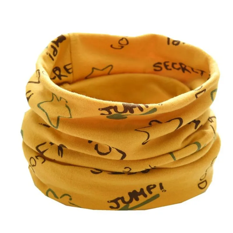 new yellow star Модный хлопковый Детский шарф для девочек; воротники для шеи с рисунком звезды; Детские кольца; шарфы для мальчиков; реквизит для фотосессии; Детский шарф; шейный платок - Цвет: new yellow star