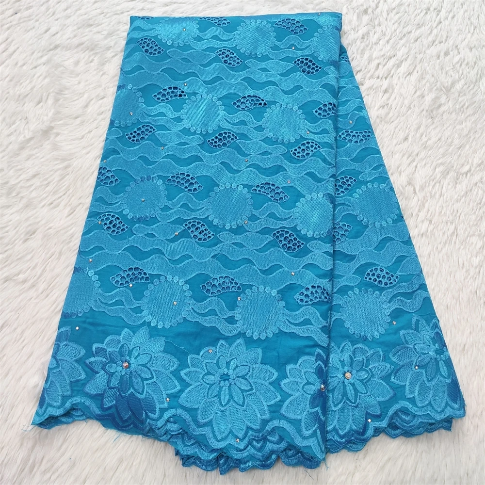 

African Cotton Voile Lace Fabric 2021 High Quality Nigerian Swiss Voile Lace In Switzerland For Wedding Party Dress HZ1116