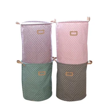 

Laundry Basket Kids Toys Organizer Bucket Foldable Laundry Basket Clothes Storage Bag Home Sundries Storage Holder Barrel