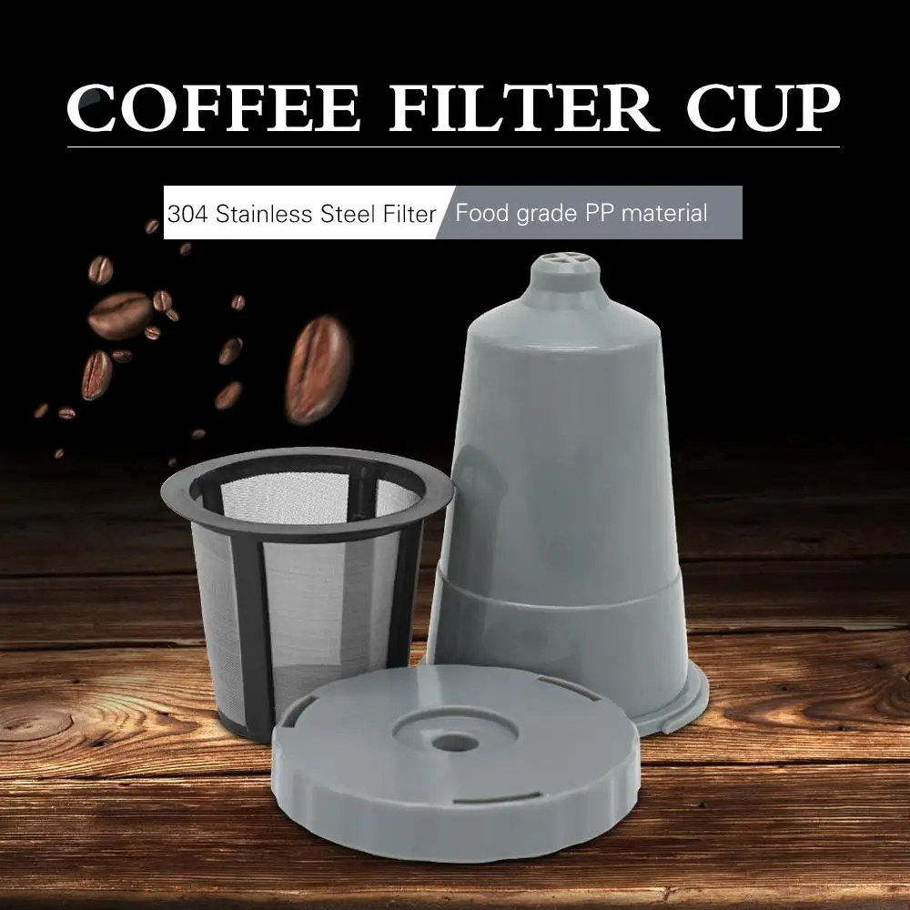 

Repeat Cycle K Cup Coffee Capsule Plastic Filter Coffee Shell Stainless Steel Funnel Mesh Cup Home Decora Accessories Kitchen
