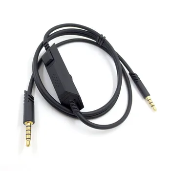 

1pc Black Gaming Headphone Cable For Logitech Astro A10 A40 G233 G433 Connector