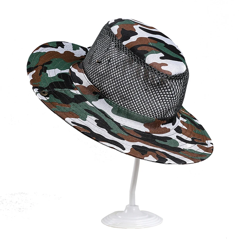 Waterproof Sun Hat Bucket Summer Men Women Fishing Boonie Hat Sun UV Protection Long Large Wide Brim Bob Hiking Outdoor