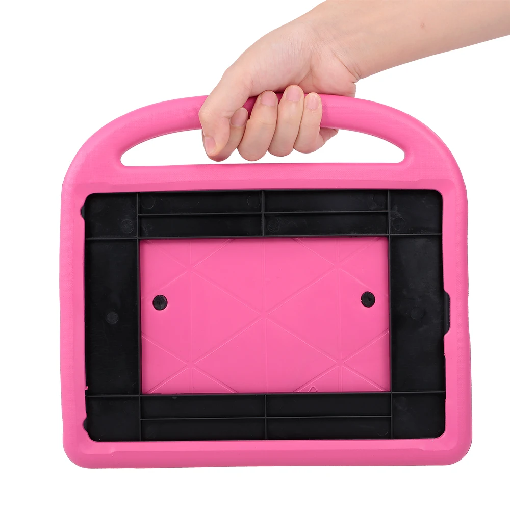

Protective EVA Case for Air/Air2/Pro9.7/New9.7 Silicone Shockproof Handle Case Screen Protector for Kids (Pink)