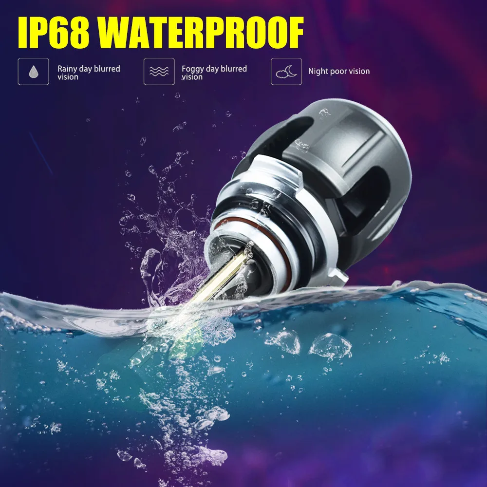INLONG XHP70 2nd Generation H11 H8 H9 СВЕТОДИОДНЫЕ лампы для автомобильных фар 9006 9005 hb3 hb4