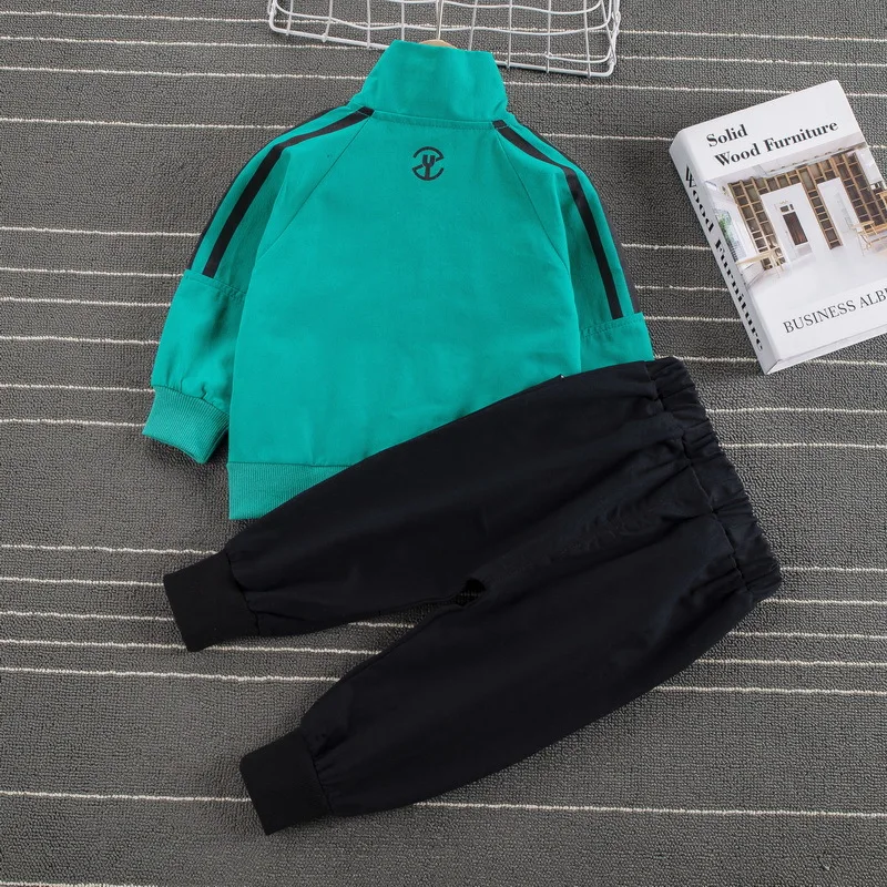 Spring Autumn Baby Boys Girls Casual Clothes Infant Kids Jacket T Shirt Pants Toddler Fashion Costume Children Letter Tracksuits