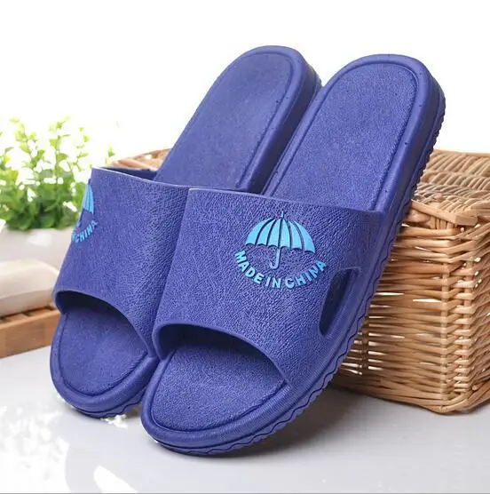 

2018 Summer Couples Bathroom Sandals Home Hotel Small Umbrella Anti-slip Slipper Women's Men Bathhouse for Slippers