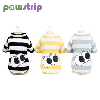 

S-2XL Pet Dog Clothes Spring Sunnmer Dogs Vest Cartoon Big Eyes Puppy T-shirt Cotton Pet Clothing for Small Dogs Pet Dog Shirt