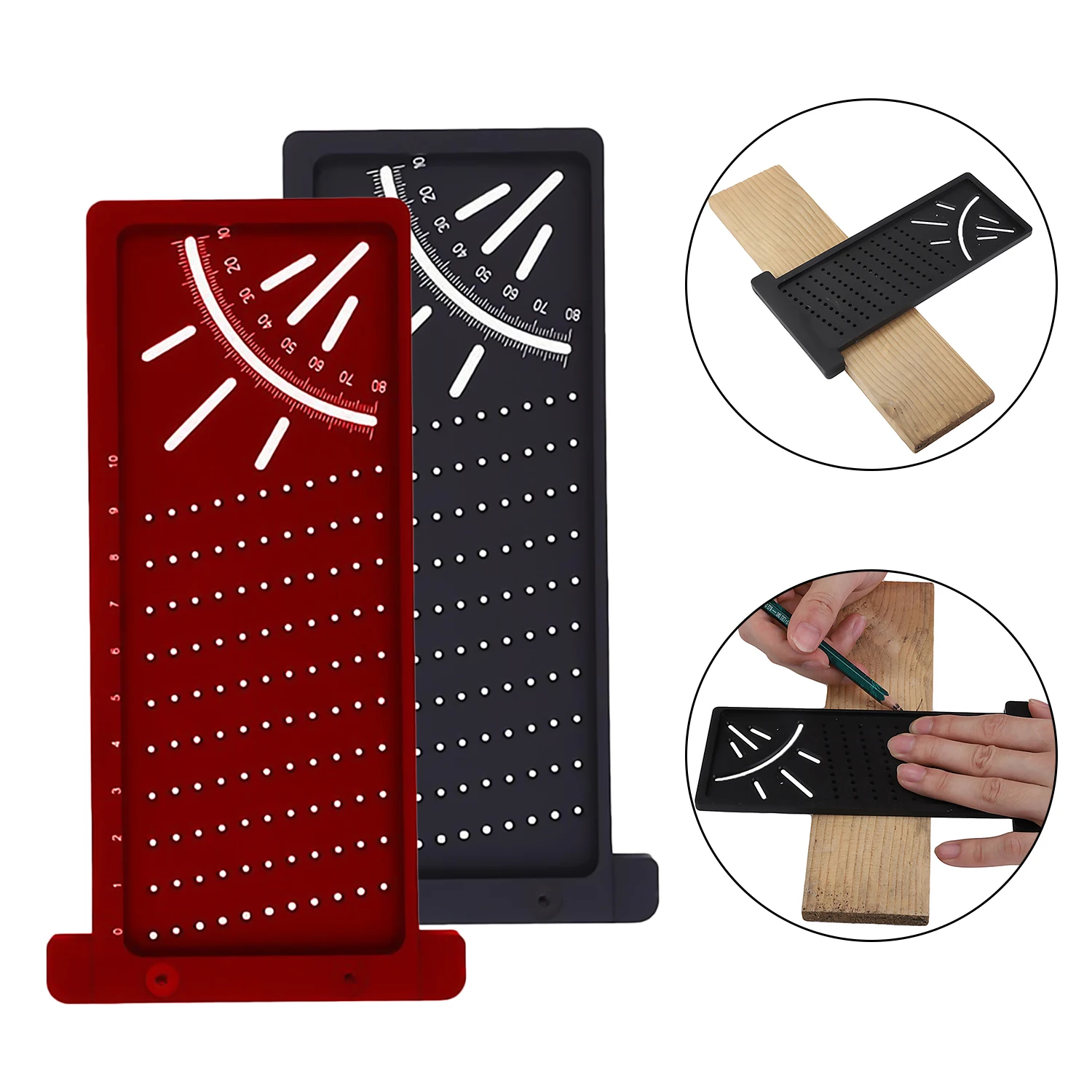 

Multi-function 3D Mitre Angle Measuring Ruler Square Size Measure Tool with Gauge for Carpenter Woodworking Woodwork Tools