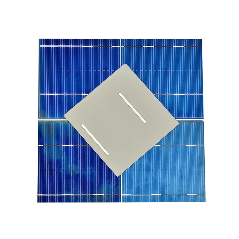 100 шт 52x52 мм 0,5 в 0,43 Вт солнечная панель Diy Солнечная батарея зарядное устройство