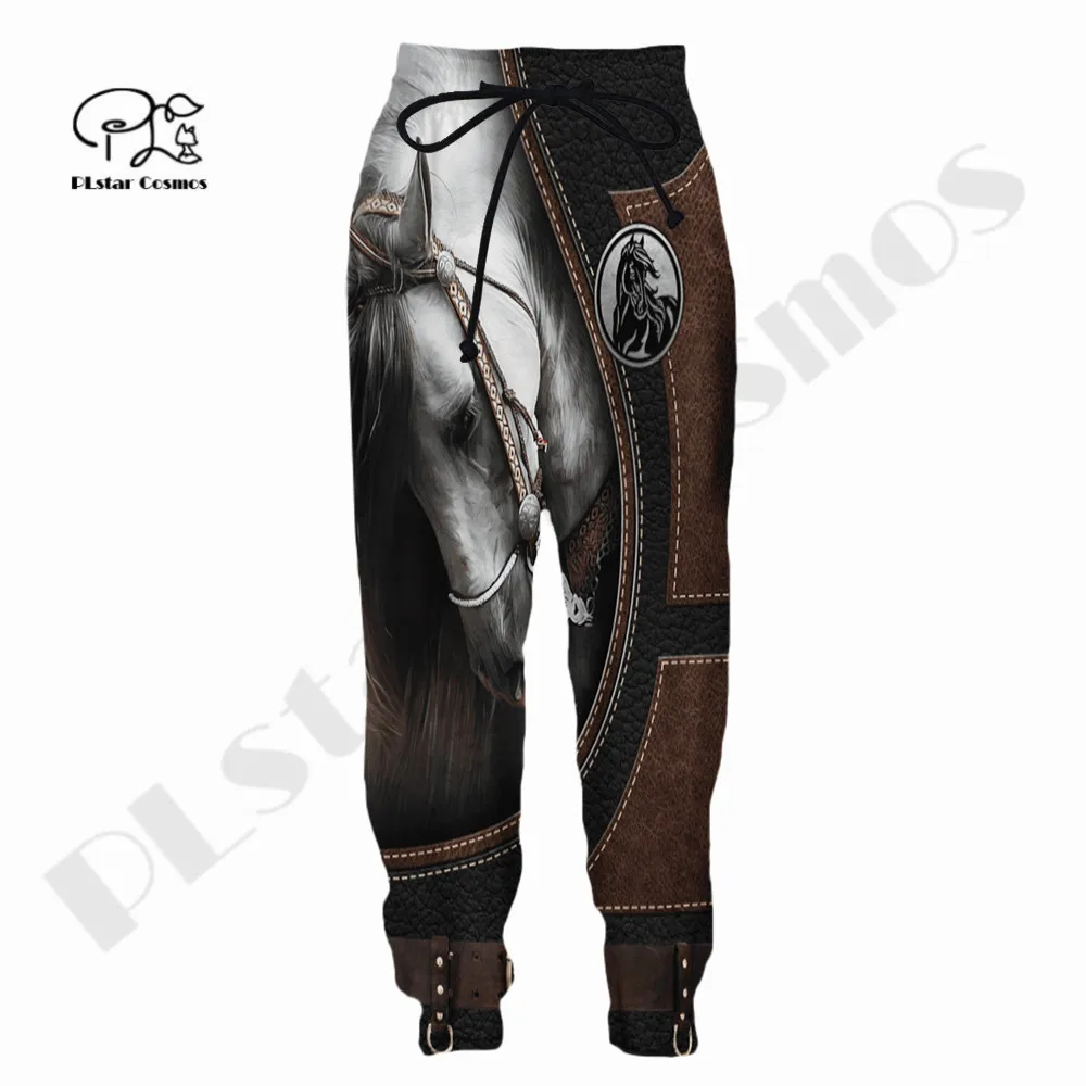 PLstar Cosmos Newest Horse Lover Art Funny Men/Women Streetwear 3DPrint Harajuku Unique Casual Jogger Sport Trousers Pants B-1