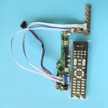 

VGA RF LCD USB Controller board LED HDMI TV Audio AV kit For LP156WH2(TL)(Q1)/N156BGE-LB1 15.6" panel 1366X768 monitor