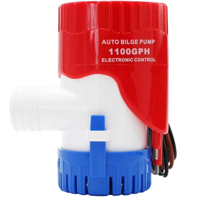 2021 New Auto Bilge Pump for Boats 12v 1100GPH Automatic Submersible Boat Bilge Water Pump with Electronic Switch from MAKERELE