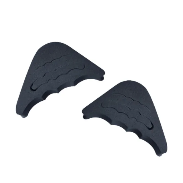 1pair Women High Heel Toe Plug Insert Shoe Big Shoes Toe Front Filler Cushion Pain Relief Protector Adjustment Shoe Accessories black