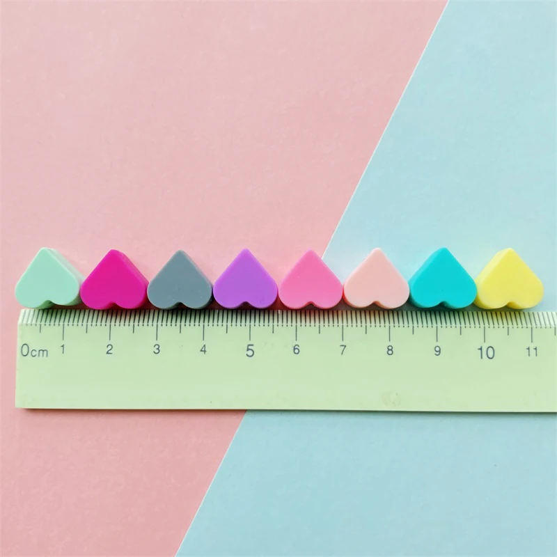 30pcs Silicone heart-shaped Beads Food Grade Baby Chewable Teething Beads For Nursing Necklace DIY Jewelry Making Accessories 6