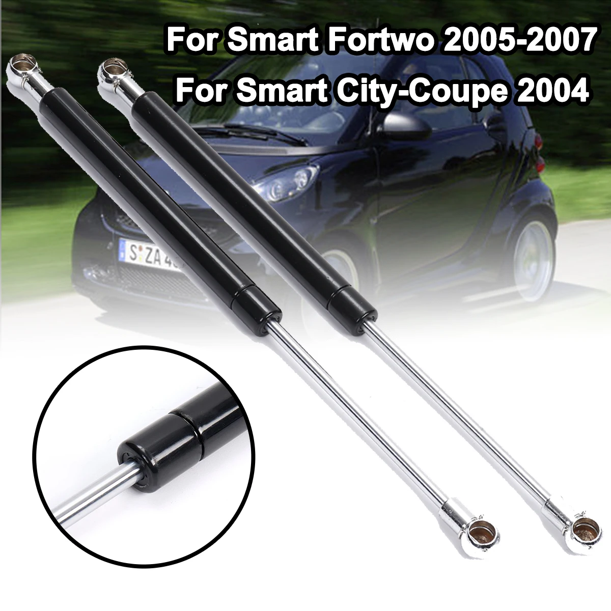 Car Rear Tailgate Trunk Shock Strut Struts Bars Support Props Rod Arm Gas Spring For Smart Fortwo 2005-2007 City-Coupe 113000013 |