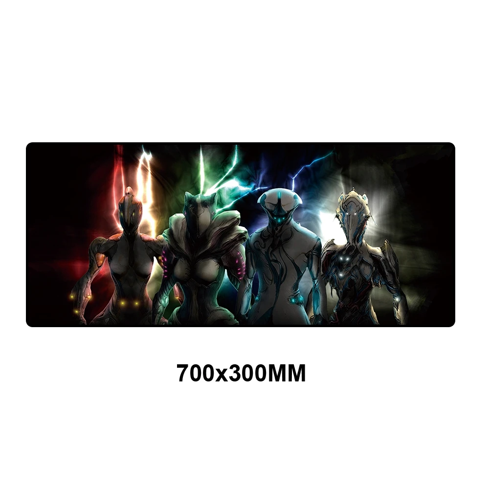 XJZJ-010 Warframe большой коврик для мыши игровая клавиатура ПК коврик прочный Настольный коврик для мыши Настольный коврик для геймера 70X30 см скоростные компьютерные игровые коврики - Цвет: XJZJ-010