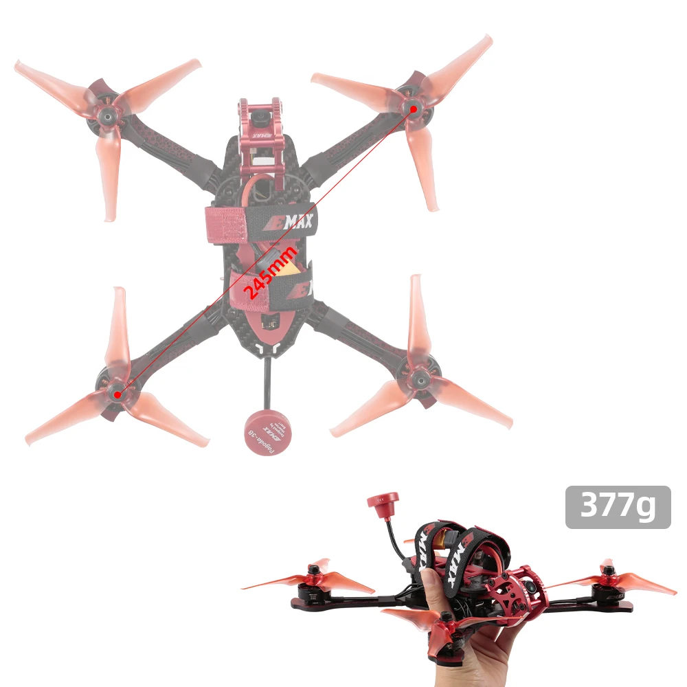EMAX Базз Фристайл 5,8G 245 мм FPV RC гоночный Дрон Квадрокоптер бесщеточный 2306 2400KV мотор с FrSky XM приемник BNF
