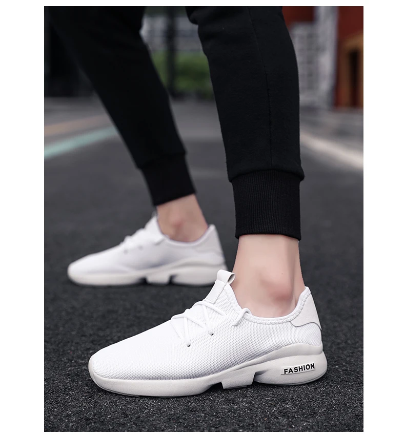 Big Size 47 Zapatillas New Breathable Fabric Men Tennis Shoes Soft Comfortable Brand Sneaker Male Stable Non-slip Trainers